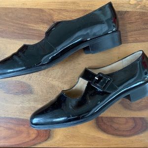 Westbound Black Patent Leather Flats